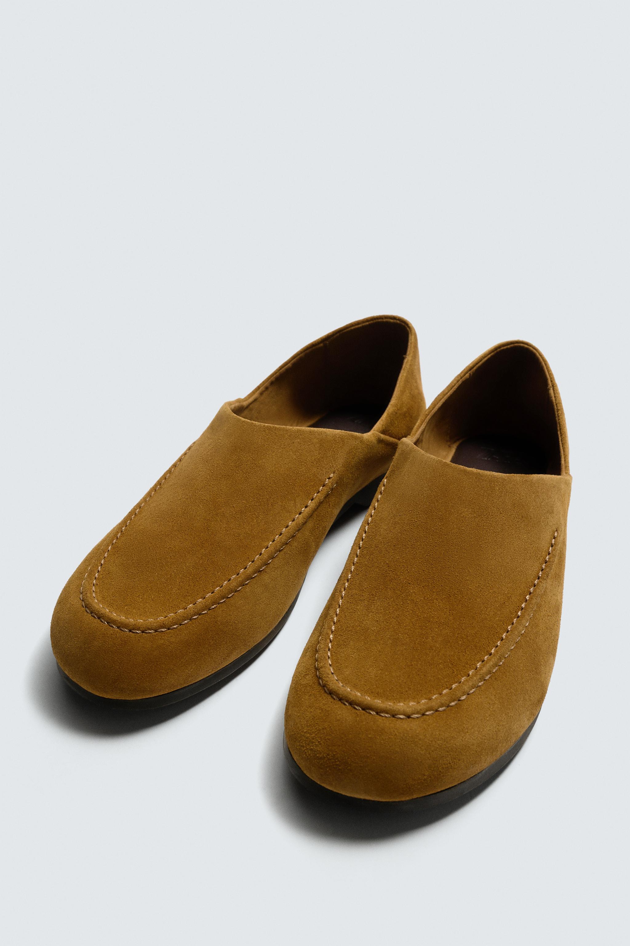 MOCASSIM DE COURO SAMUEL DE SABOIA X ZARA - Marrom-camel | ZARA Brasil