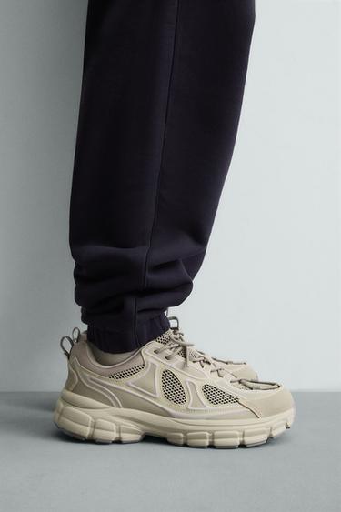 CHUNKY SOLE TRAINERS - White by Zara