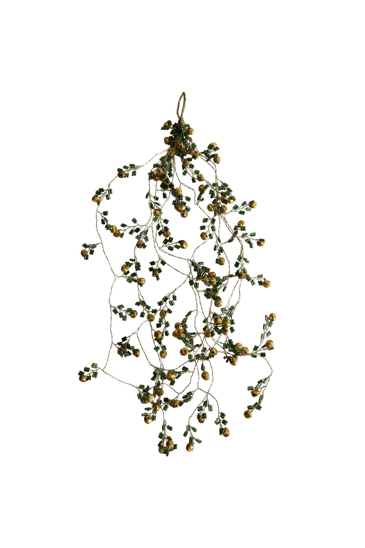 CHRISTMAS TREE CLUSTER SLEIGH BELLS ORNAMENT