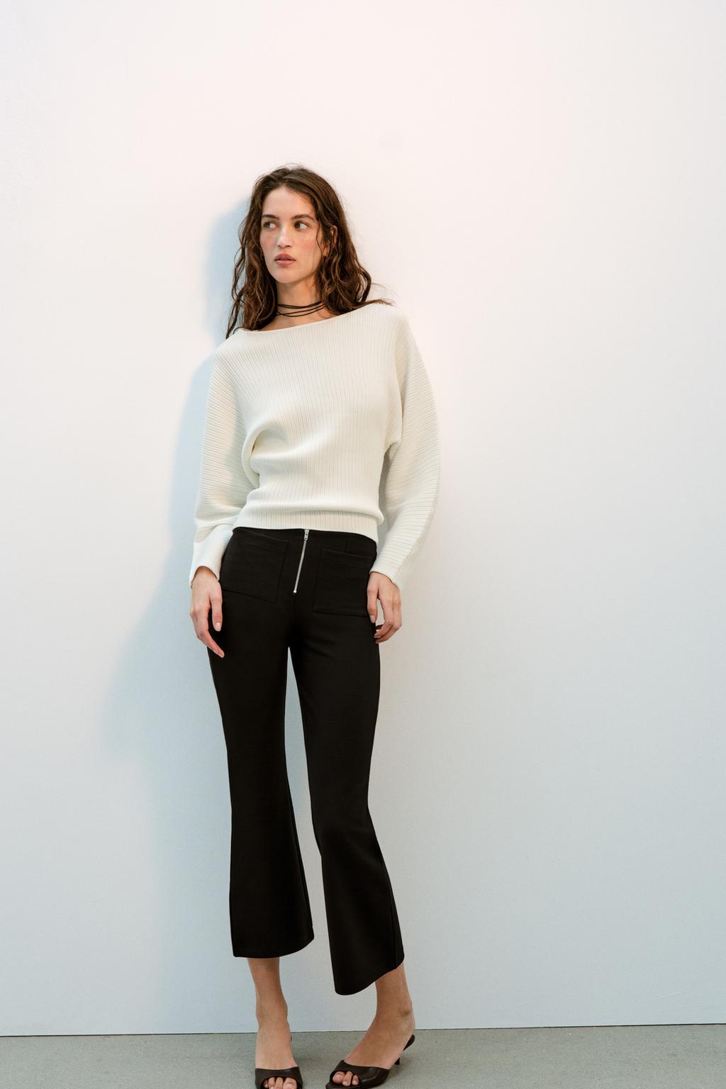 FLARE ZIP PANTS - image 2