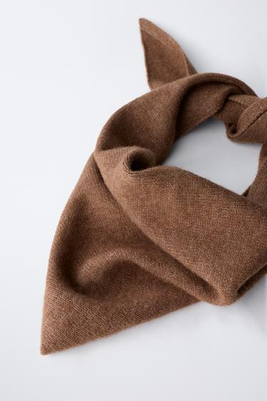 KNIT HEADSCARF - Brown by Zara - Image 2