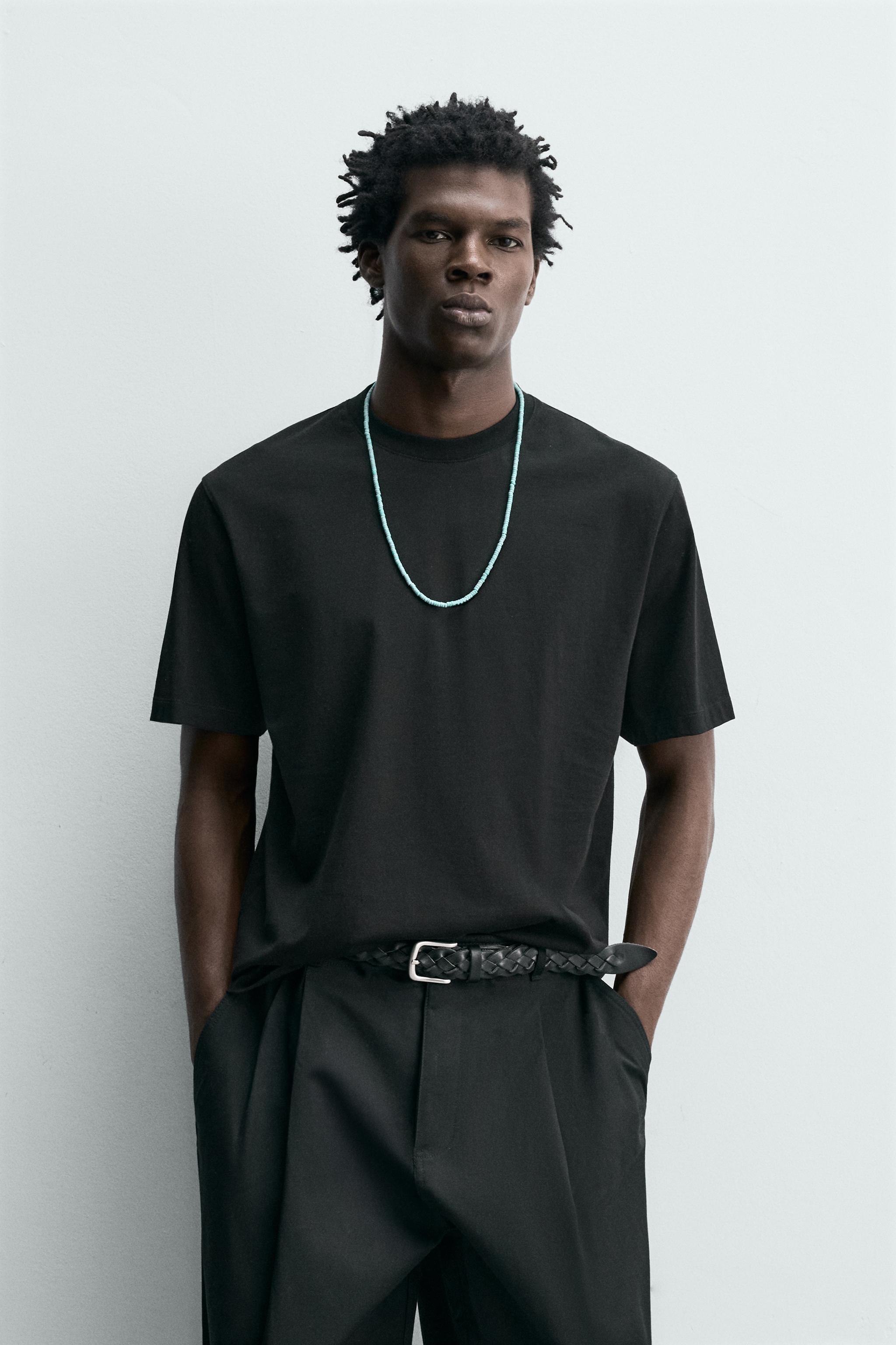 MEDIUM WEIGHT SUPIMA® ORIGINS T-SHIRT - White | ZARA Singapore
