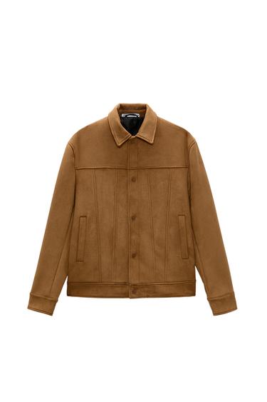 FAUX SUEDE JACKET