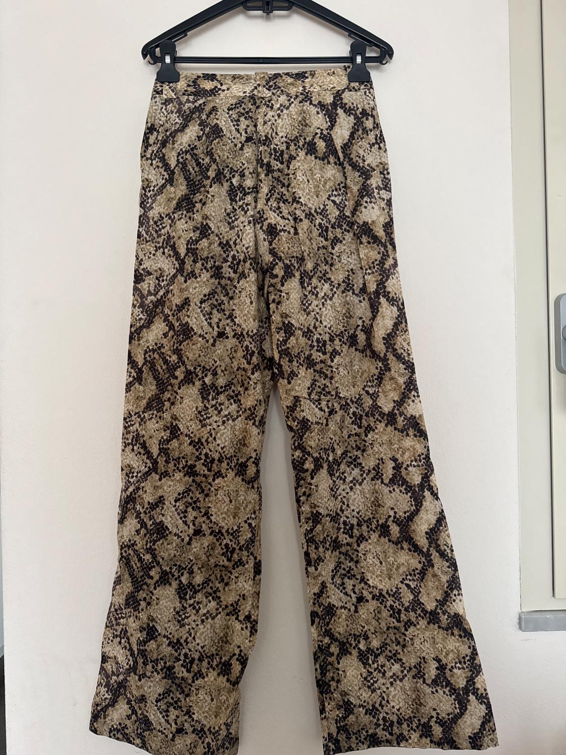 ZW COLLECTION ANIMAL PRINT TROUSERS - Image 3