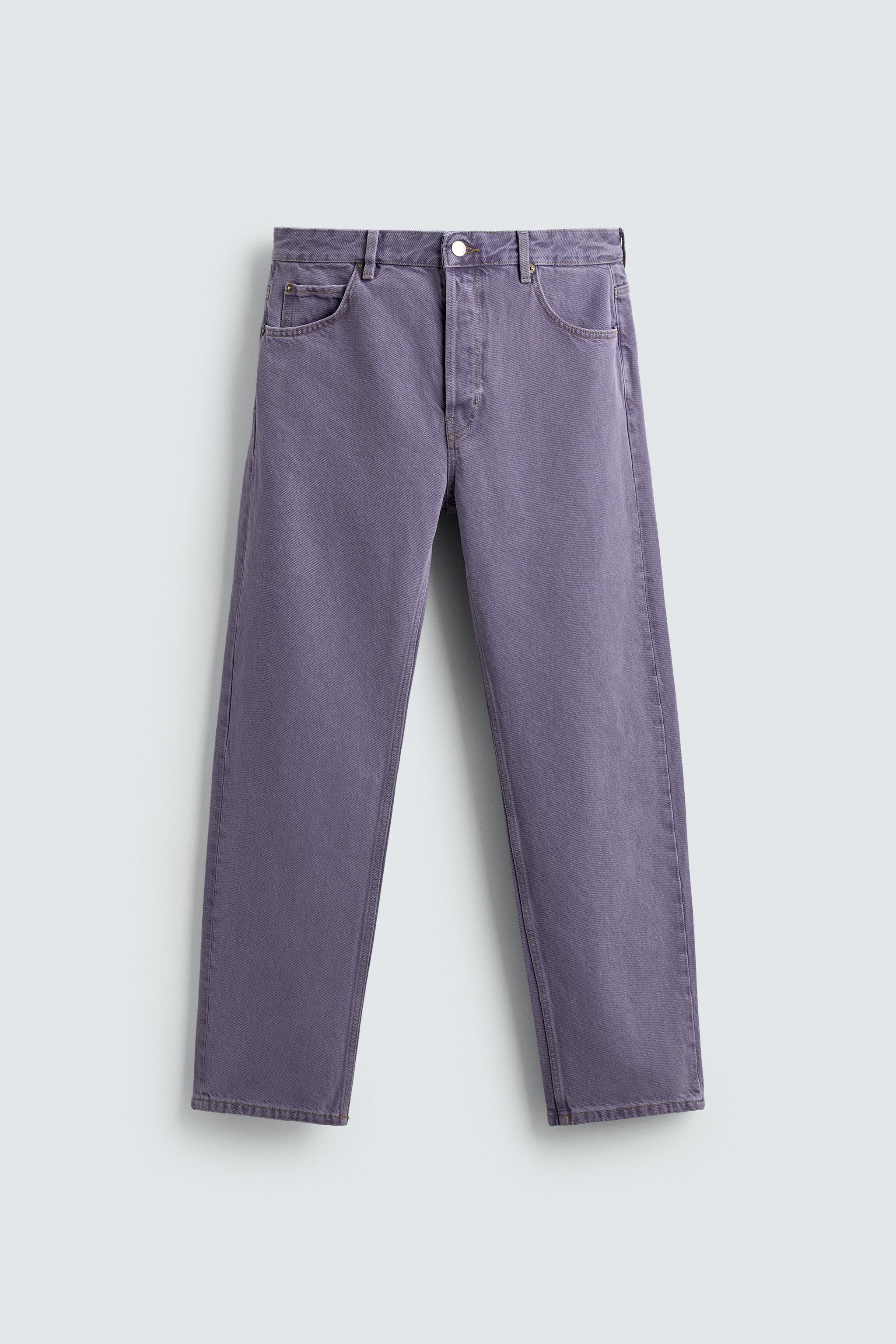 WASHED COLOR STRAIGHT FIT JEANS