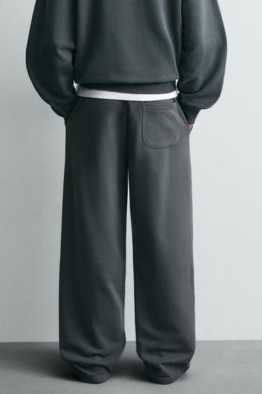 PANTALON DE JOGGING RELAXED FIT BASIQUE - Anthracite foncé de Zara - Image 2