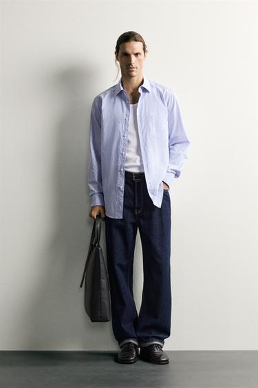 CAMISA REGULAR FIT RAYAS - Rayas de Zara - Imagen 0