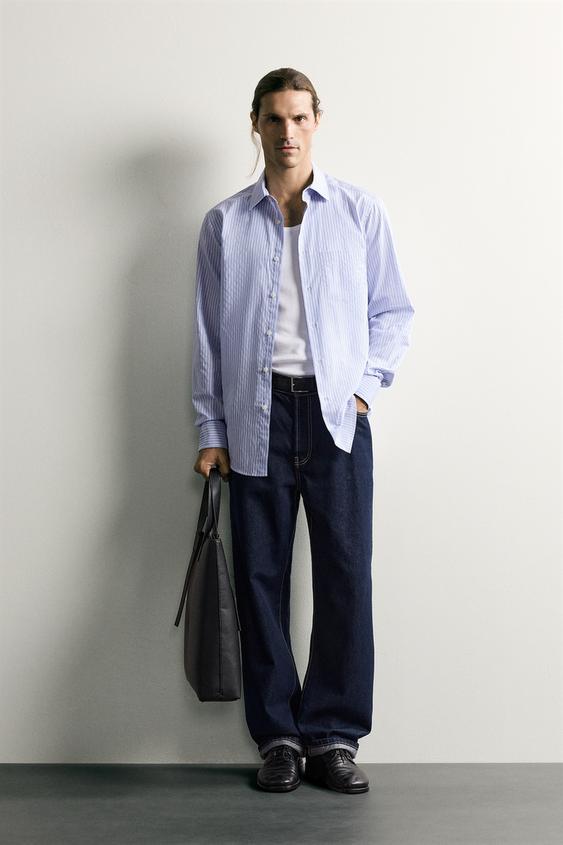 CAMISA REGULAR FIT RAYAS - Rayas de Zara - Imagen 0