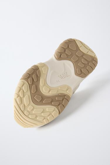 BASKET DE SPORT EN RÉSILLE - Blanc de Zara - Image 6