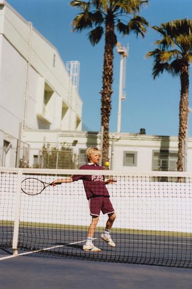 BERMUDAS FELPA PRINCE ® - Burgundy de Zara
