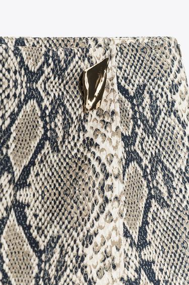 JUPE-PANTALON ASYMÉTRIQUE AVEC APPLIQUE - Serpent de Zara - Image 6