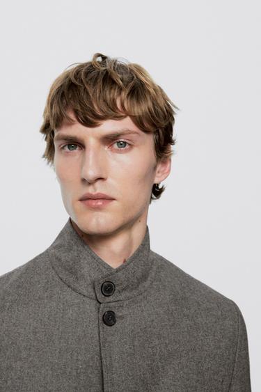 100% wool total look overshirt - LIMITED EDITION — Mid-ecru 1