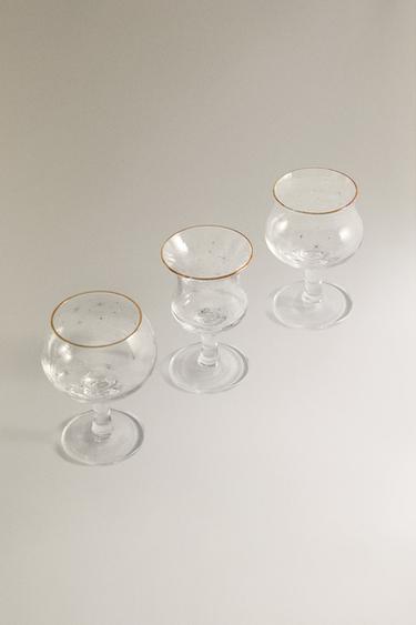 PACK OF GLASS CHRISTMAS SHOT GLASSES (PACK OF 3) - 990 by Zara - Image 1