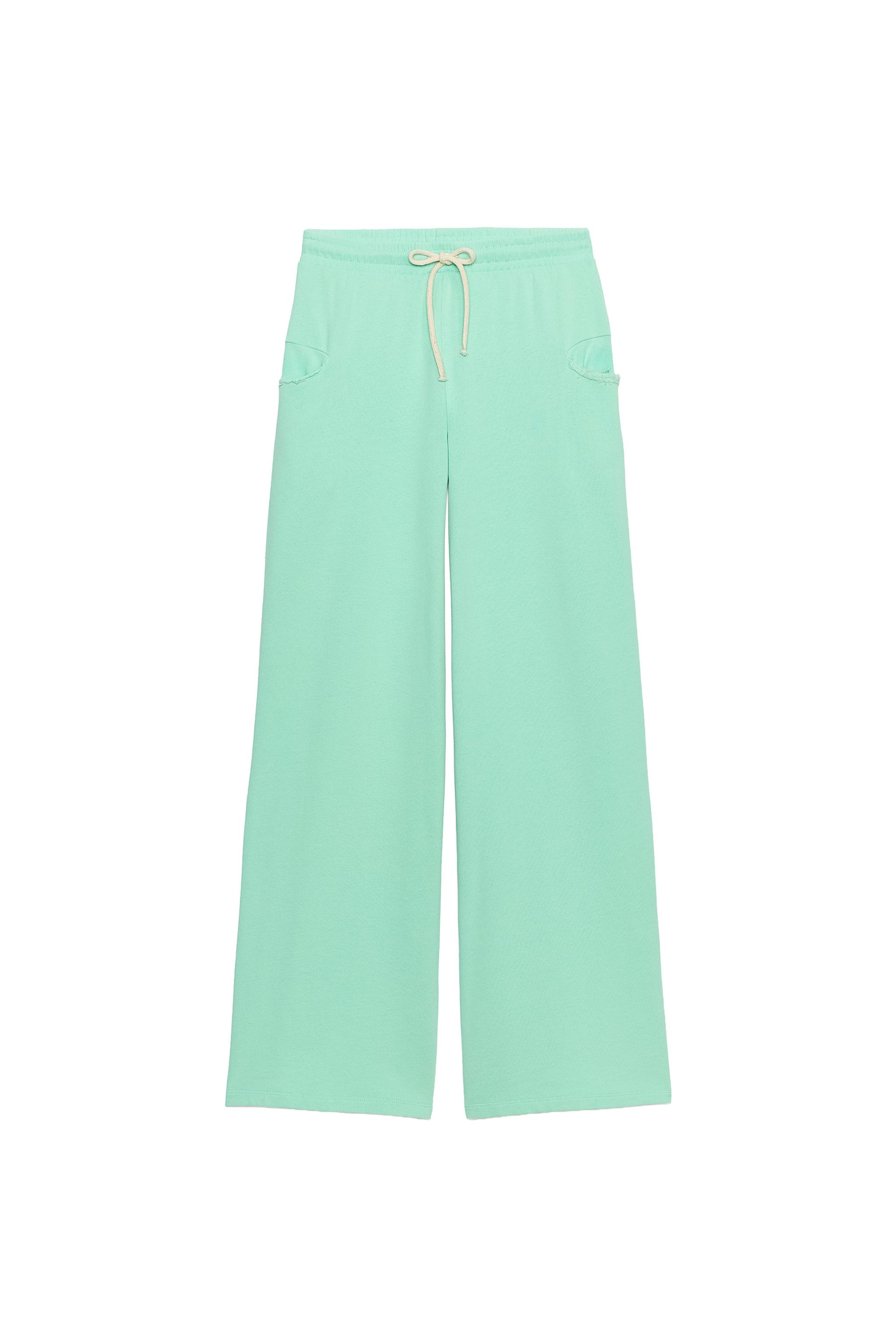 NEON WIDE-LEG TROUSERS