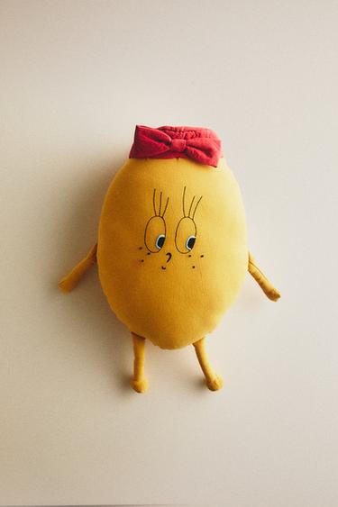 COJÍN INFANTIL LIMONCELLA X THE ANIMALS OBSERVATORY - Amarillo de Zara