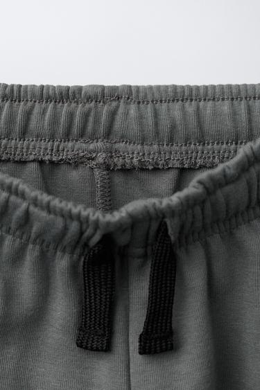INTERLOCK PIQUÉ JOGGERS - Pearl grey by Zara - Image 2