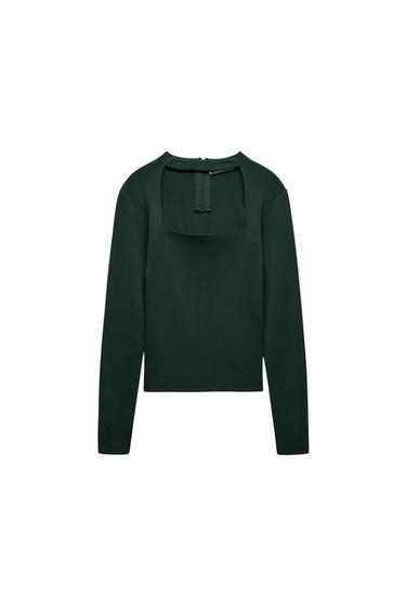 KNIT CHOKER TOP