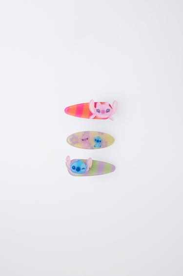 リロ&スティッチ © ディズニー ストライプヘアクリップ 3個セットピンクZaraのリロ&スティッチ © ディズニー ストライプヘアクリップ 3個セット - ピンク