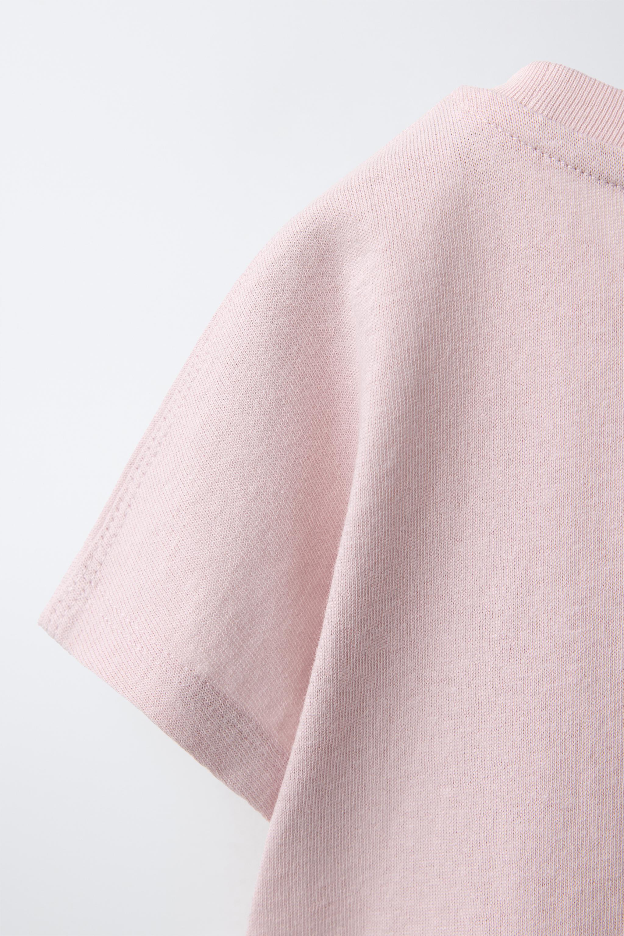 無地Tシャツ - ライトピンク | ZARA Japan / 日本