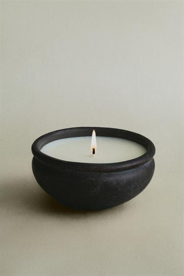 (220 G) BOUGIE PARFUMÉE CUIR AMBRÉ - Noir de Zara - Image 5