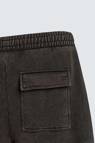 BALLOON FIT JOGGING TROUSERS - Brown by Zara - Image 8