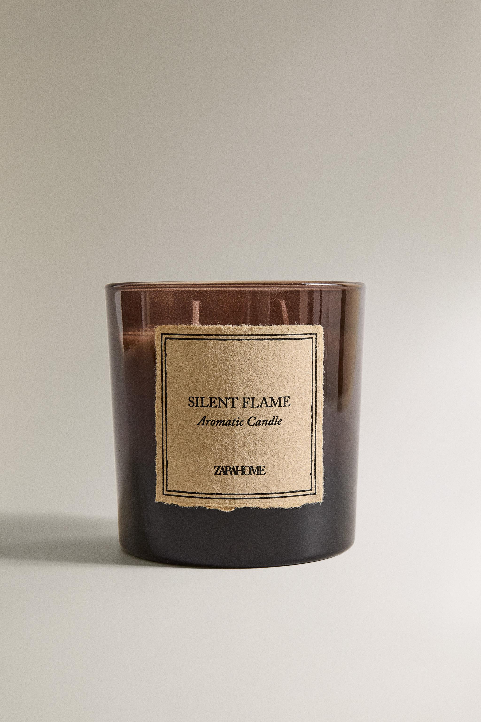 (350 G) SILENT FLAME SCENTED CANDLE