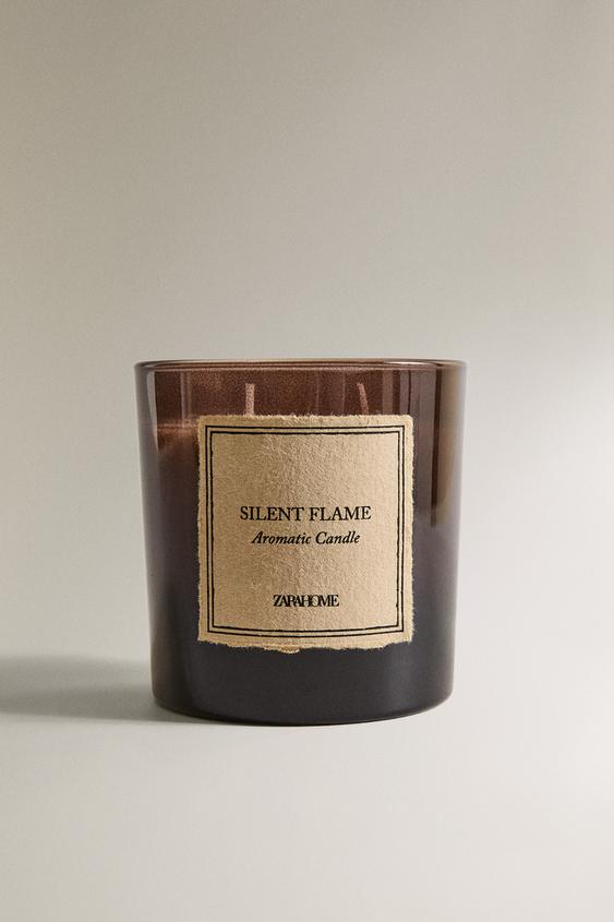 (350 G) VELA AROMÁTICA SILENT FLAME - Vigoré-escuro da Zara - Imagem 0