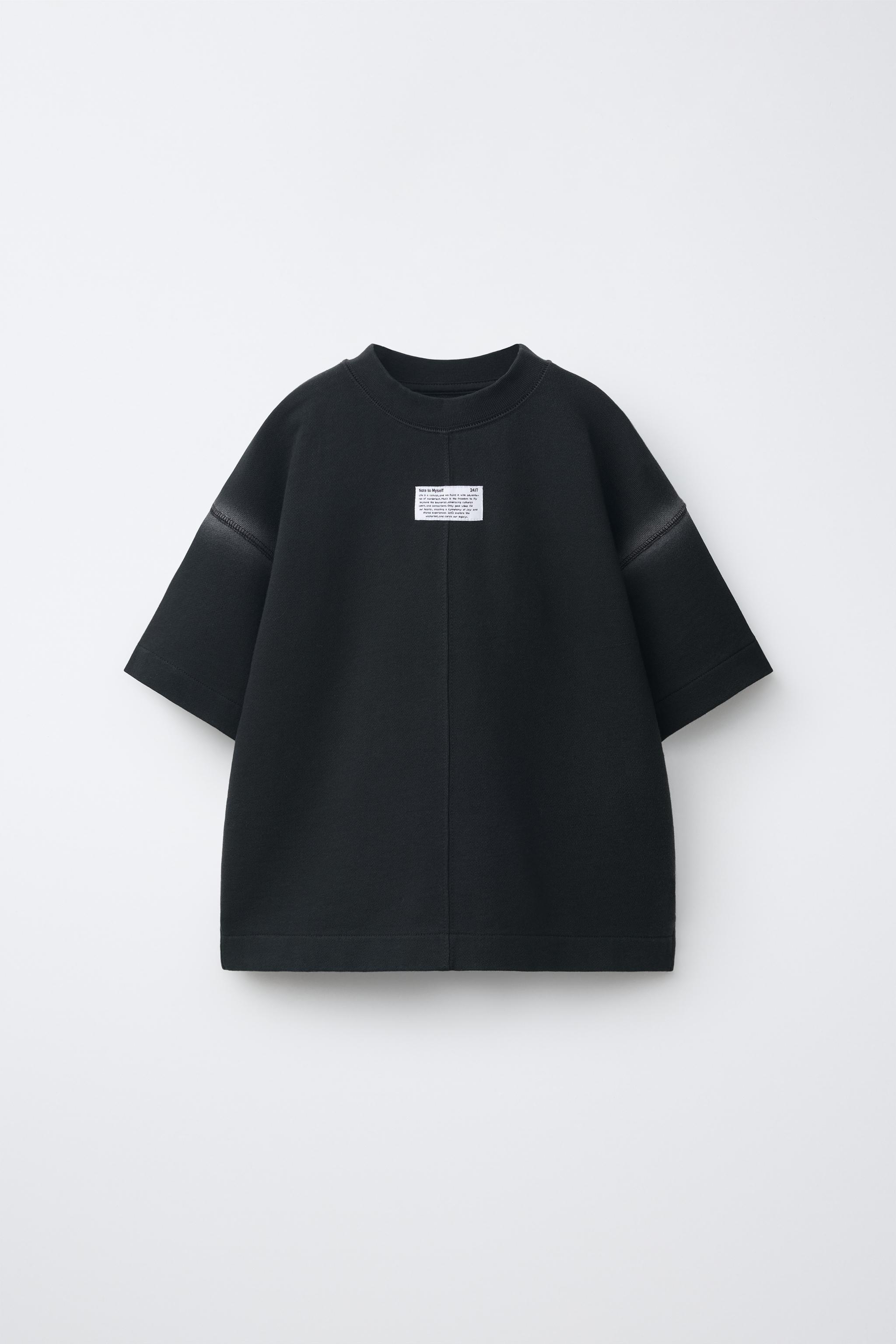Детские футболки Zara GARMENT DYE T-SHIRT — фото 2