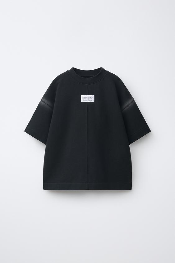 GARMENT DYE T-SHIRT - Black by Zara - Image 0