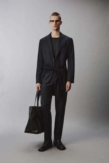 Zara 100% WOOL SUIT - Reds