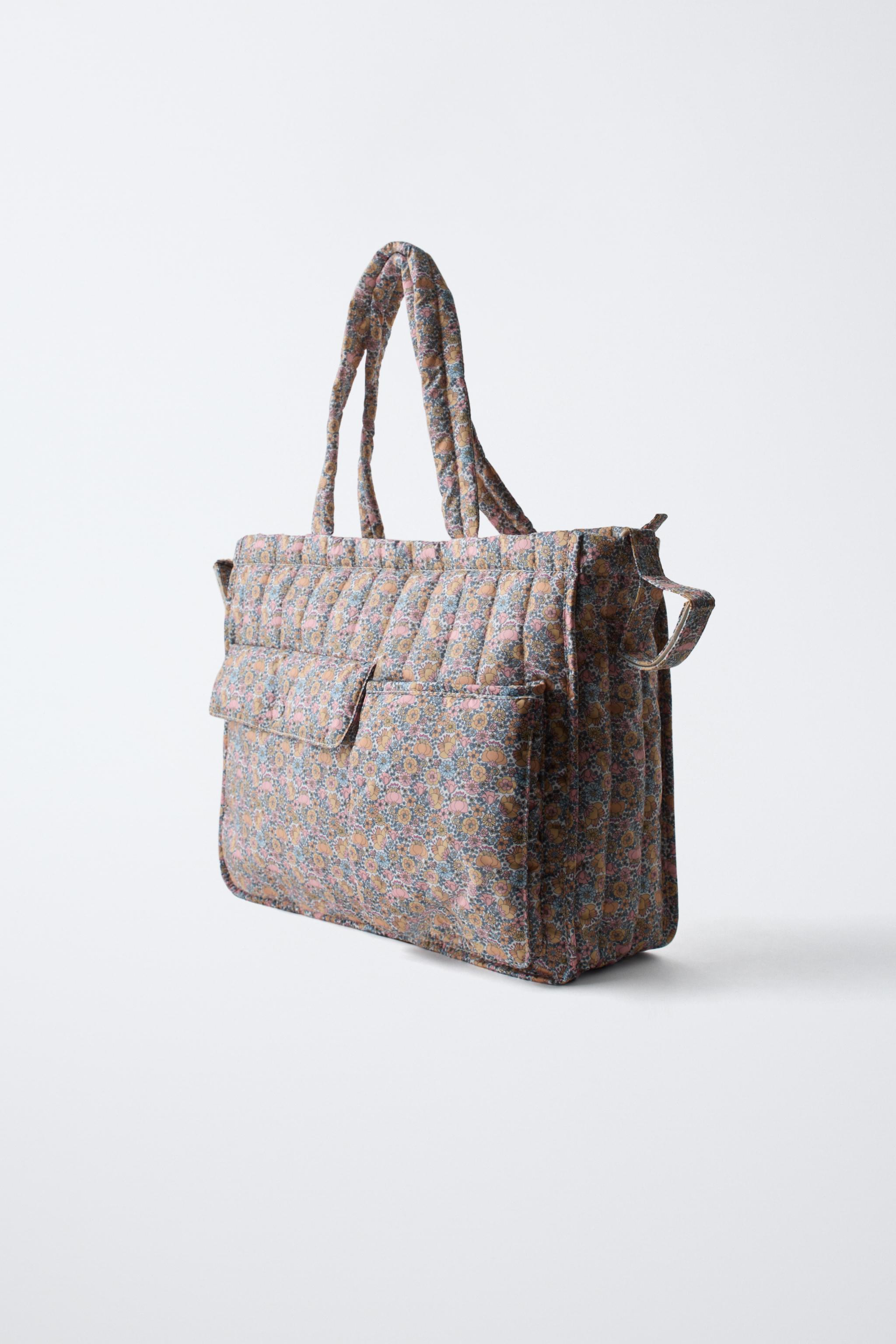 FLORAL DIAPER BAG PACK - Pink | ZARA United States