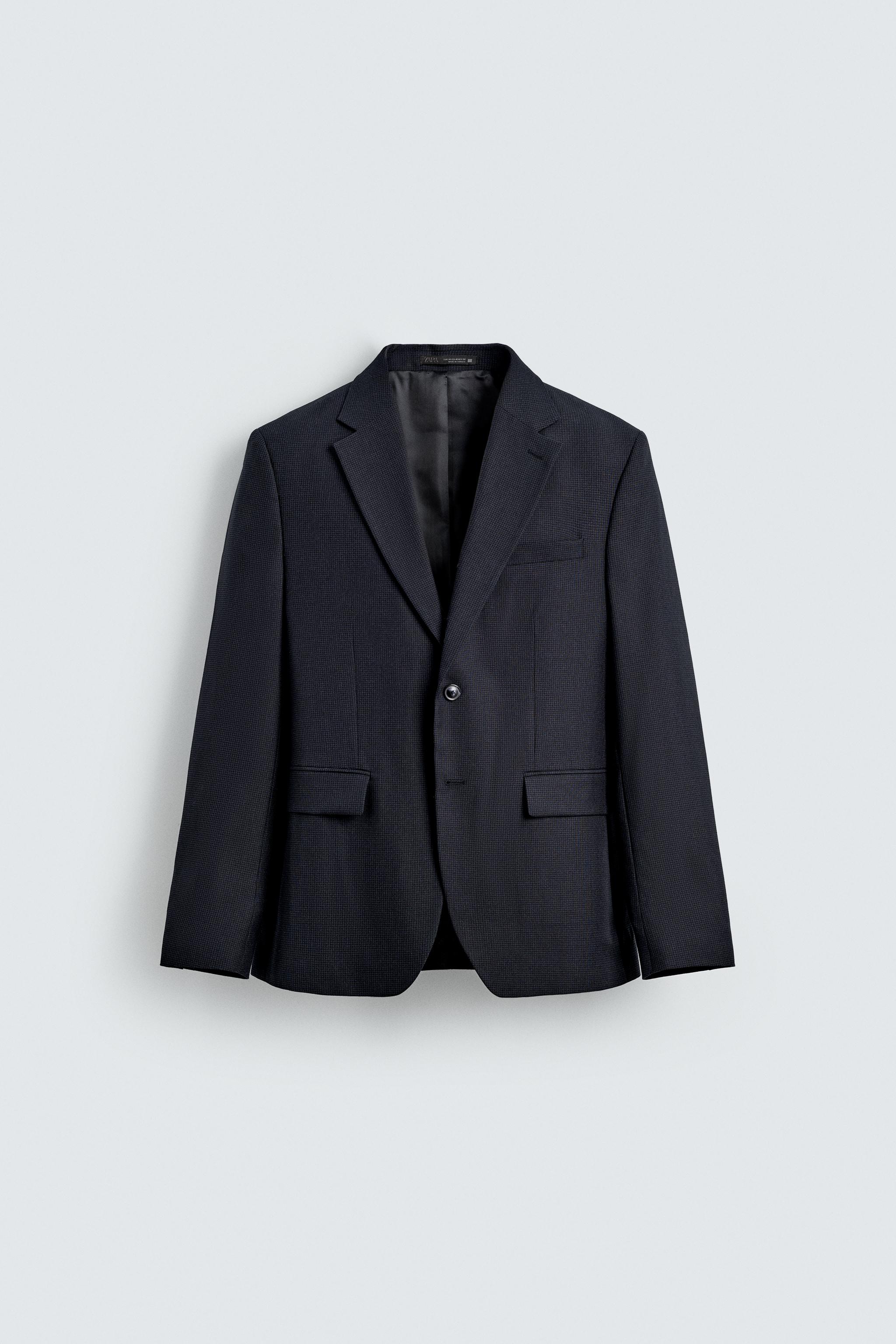 atsuhiro.e さまZARA テーラードジャケット パターンチェック エル ZARA ザラ MAN テーラードジャケット チェック 背抜き裏地 長袖