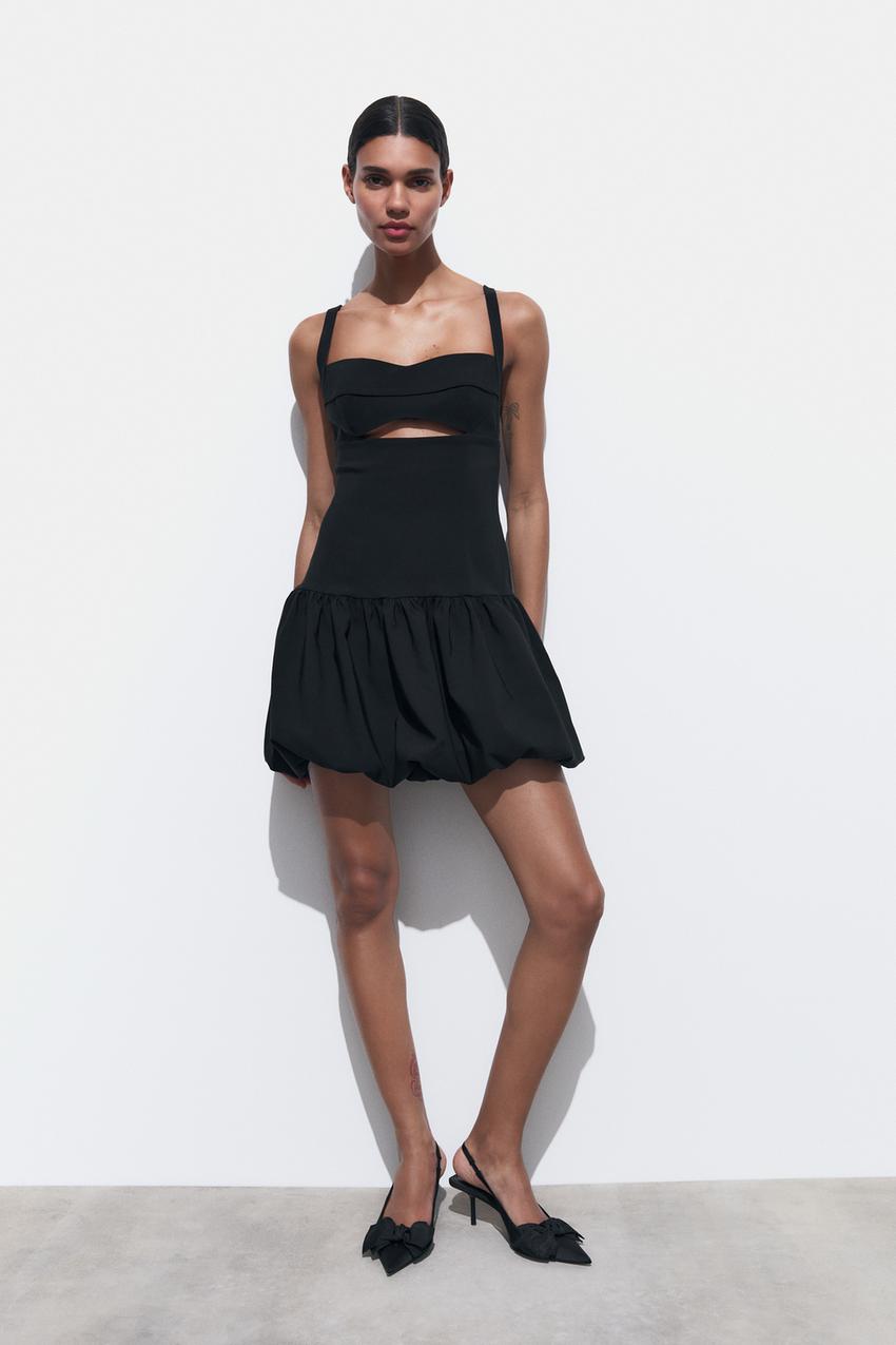 Tailored Mini Dress - Black – BOA