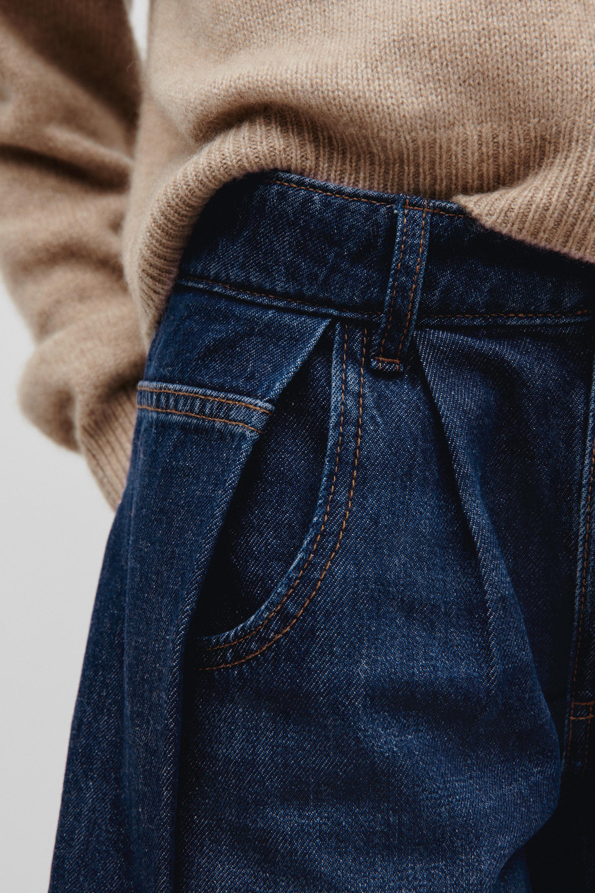 WIDE LEG LIMITED EDITION JEANS - Blue | ZARA United States