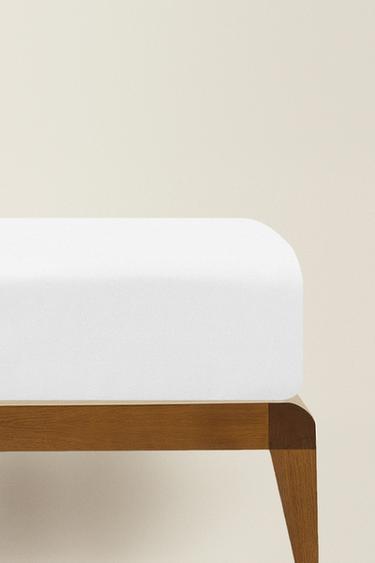 SATEEN FITTED SHEET | 30 CM HIGH (300 THREAD COUNT) — White 1