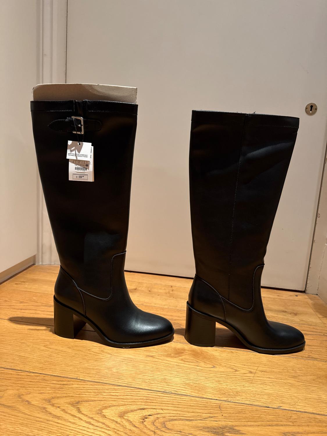 BUCKLE DETAIL HEEL BOOTS - Image 2