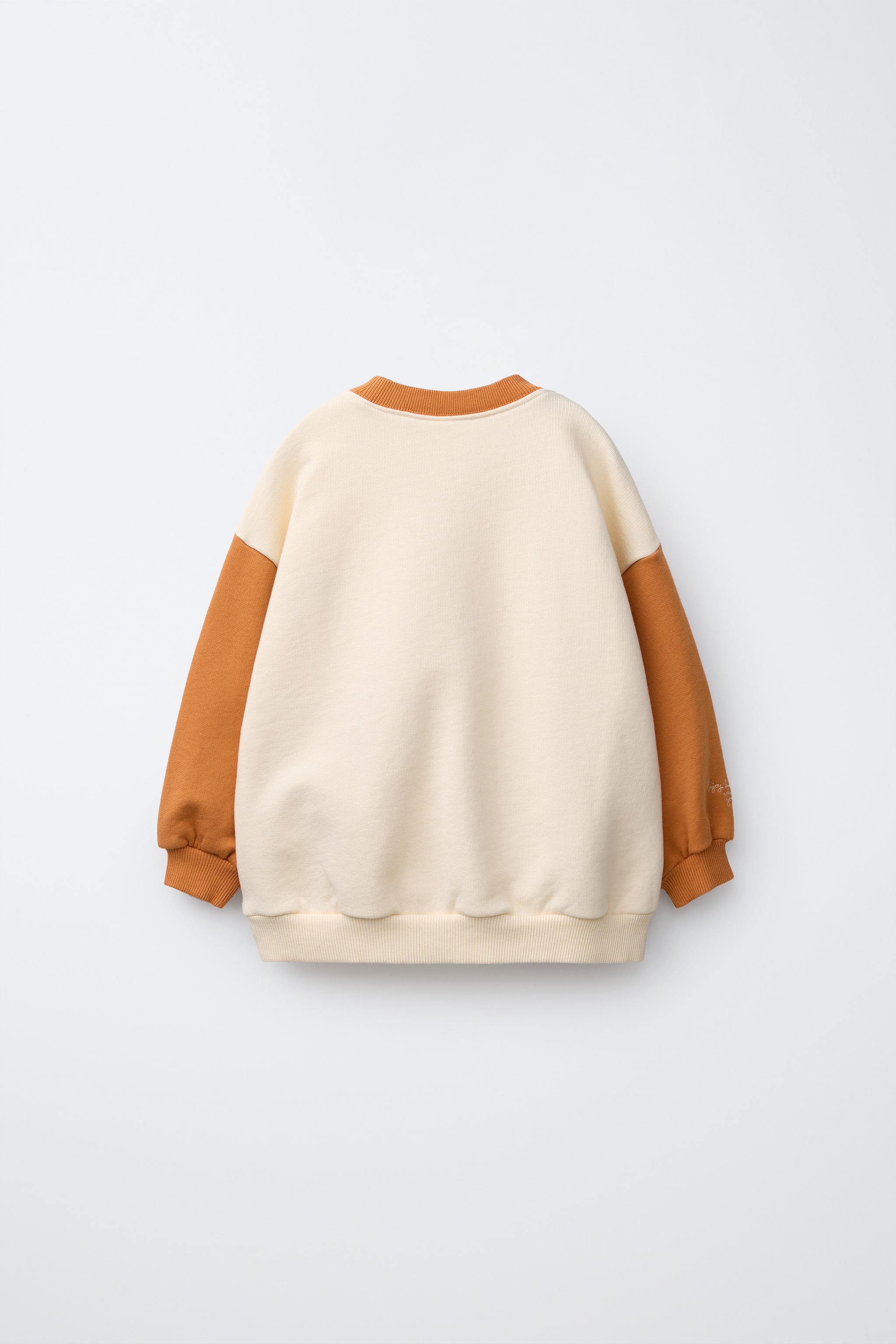 SWEAT COLOR BLOCK BRODÉ