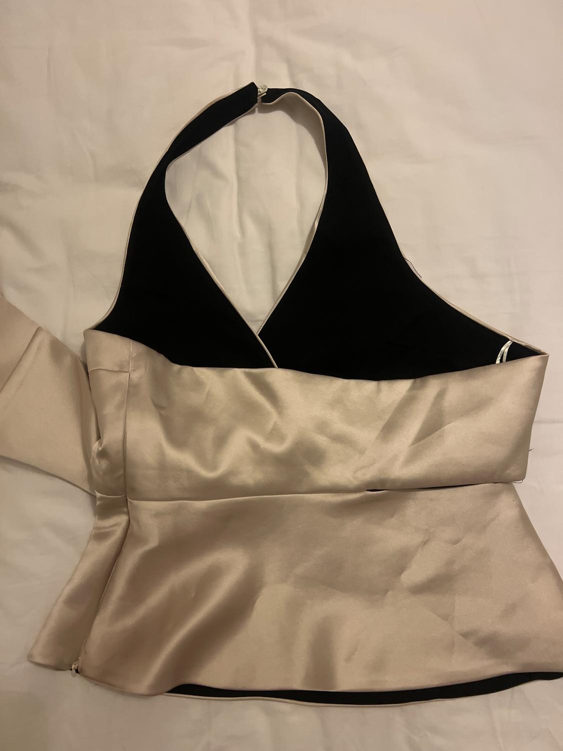 SATIN TOP WITH BOW - Image 6