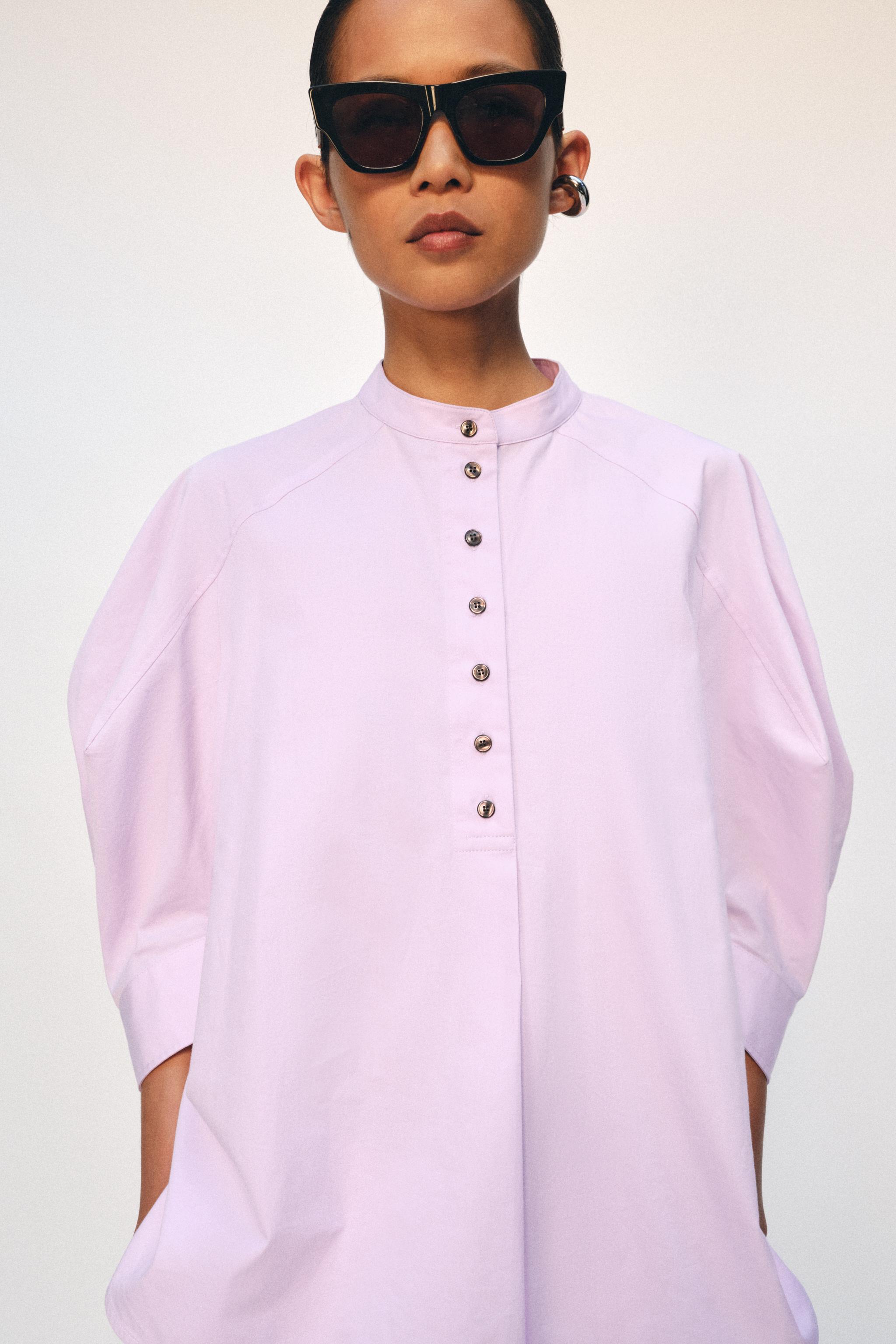 CHEMISE À MANCHES BOUFFANTES ZW COLLECTION