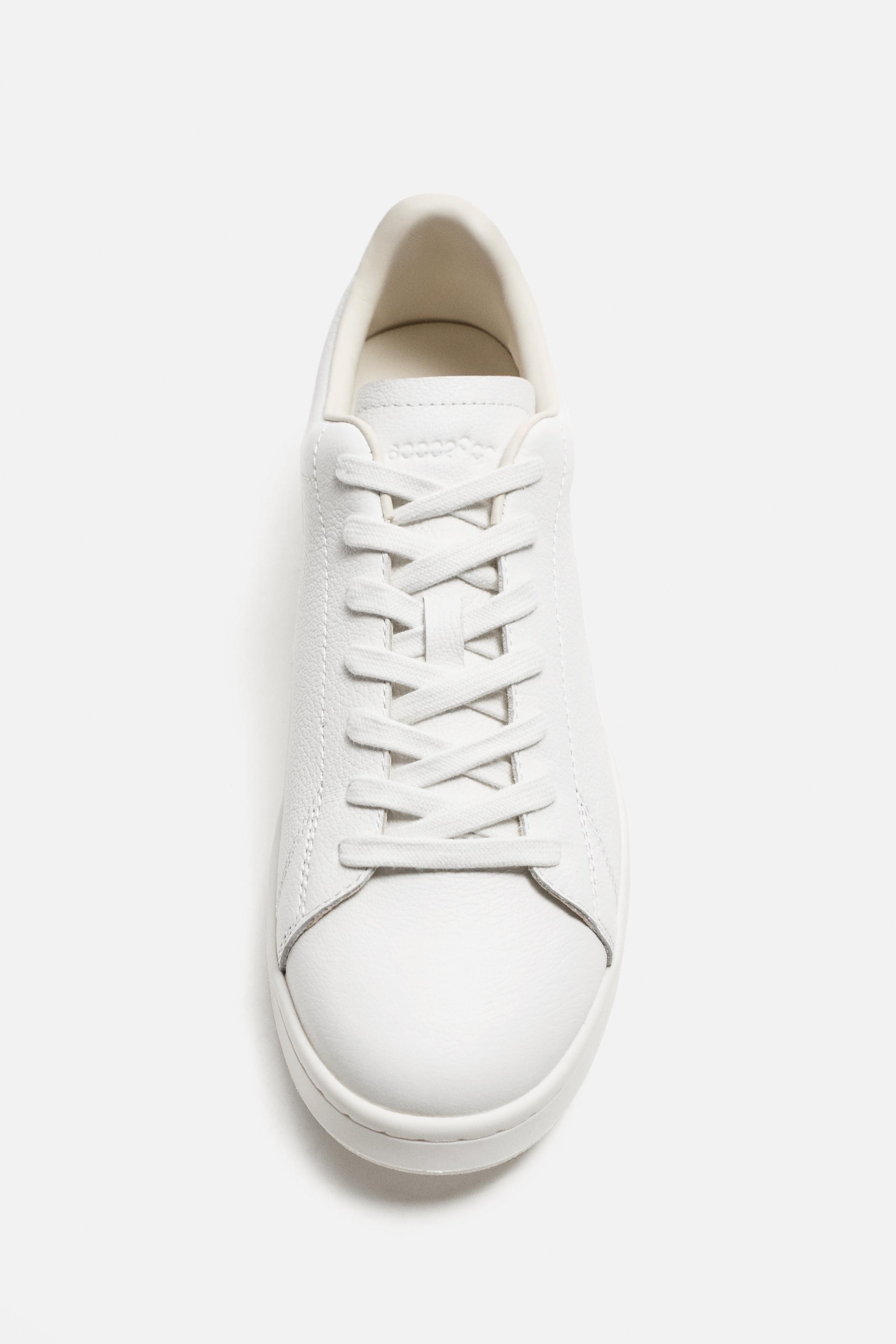 ZAPATILLA PIEL Blanco ZARA Chile