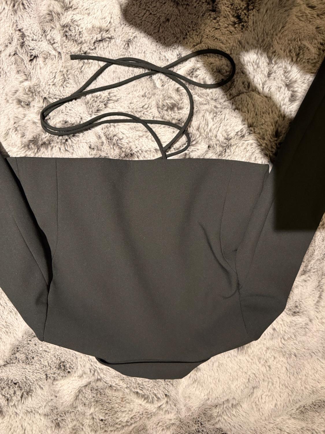 TIED CROPPED BLAZER - Image 5