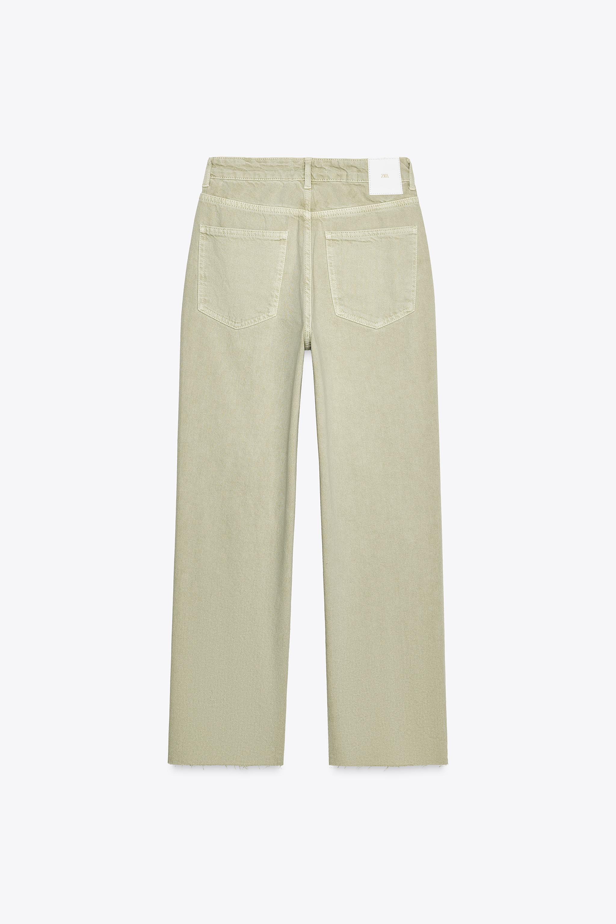 ☆ドイツ発*ZARA*新作*ハイウエストシームショーツ/LIGHT BEIGE ZARA ベージュのハイウエストパンツ S 日本普段Mサイスフィット