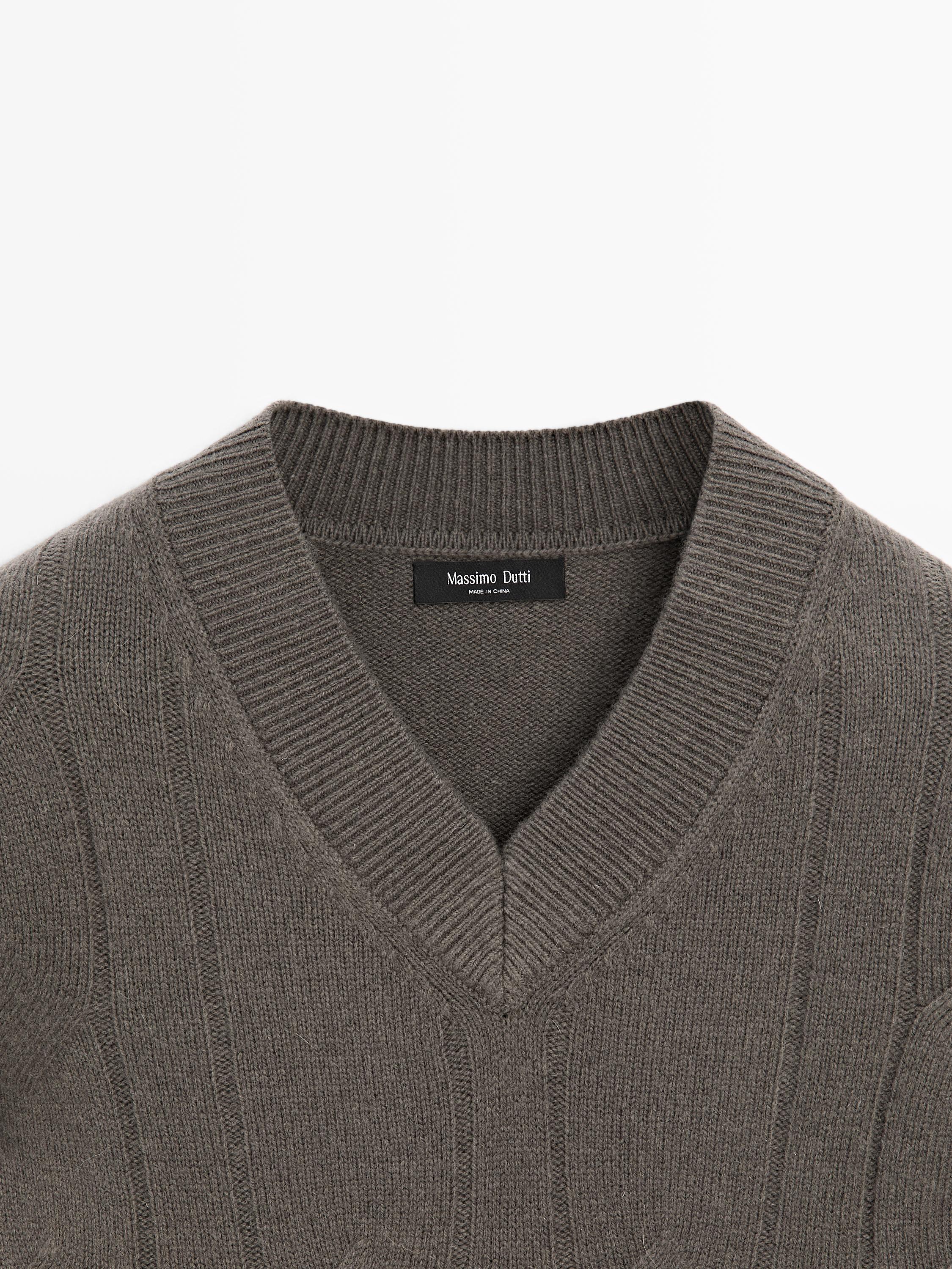 Knit wool blend sweater - LIMITED