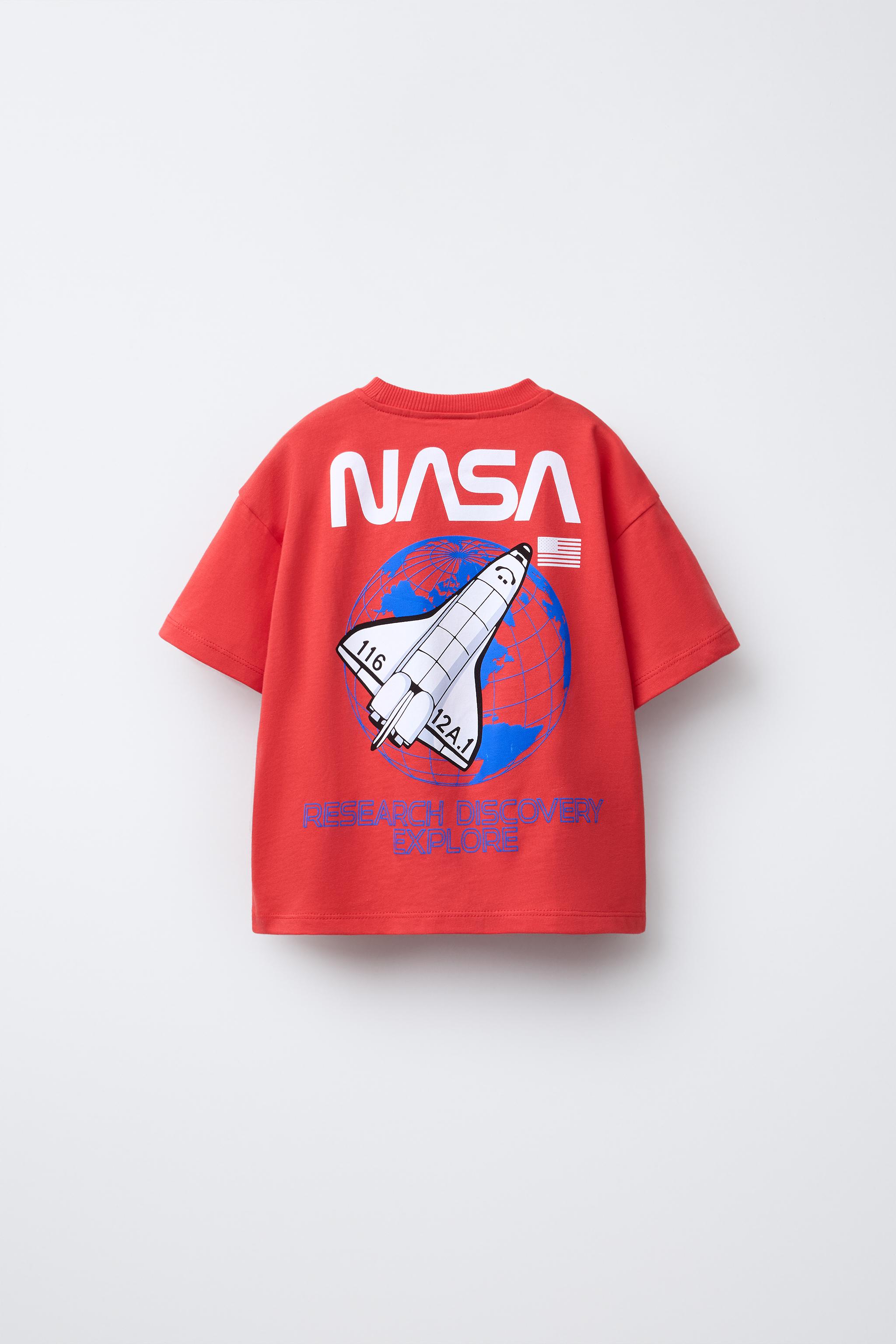 NASA PRINT T-SHIRT - Red | ZARA United States