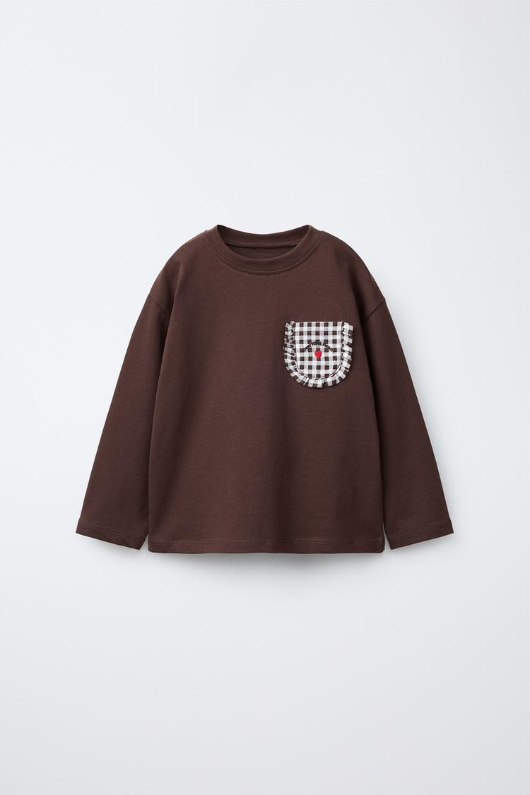 CAMISETA BOLSILLO ESTAMPADO