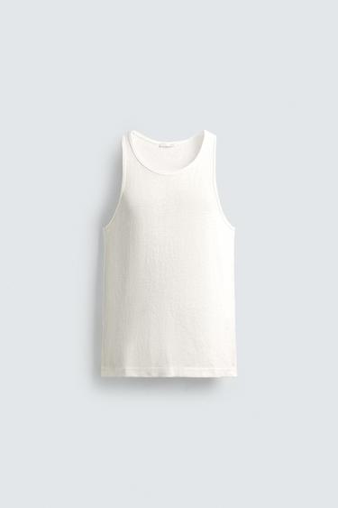 TANK TOP - White by Zara - Image 6