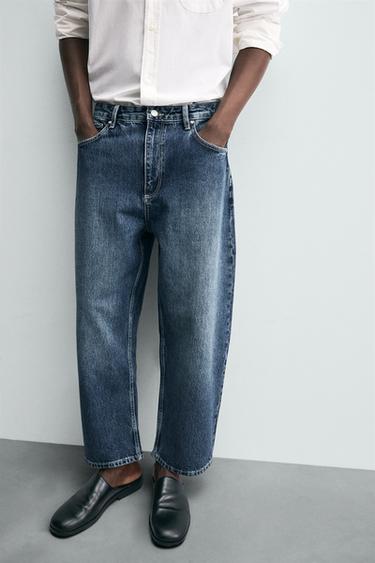 JEAN FUSELÉ LARGE - Bleu de Zara - Image 4