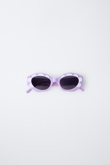 BLUMEN-SONNENBRILLE - Lila / Weiß von Zara - Bild 0