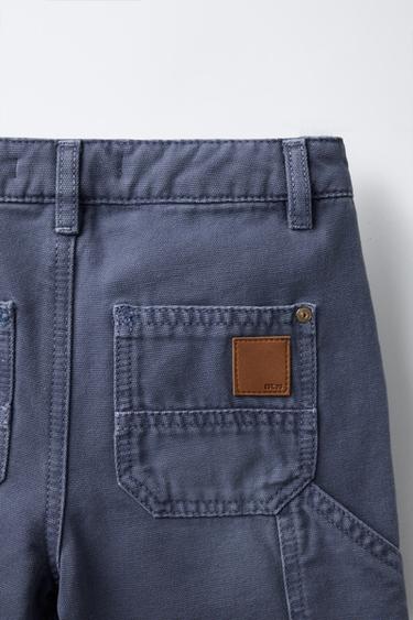 CARPENTER-CANVAS-HOSE - Blau von Zara