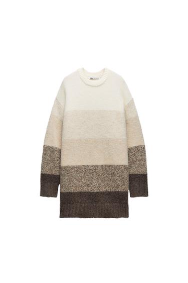 OMBRÉ KNIT MINI DRESS